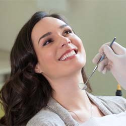 Woman at cosmetic consultation