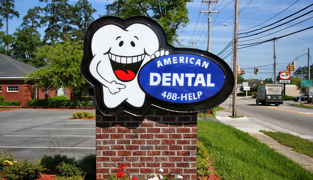 American Dental Care sign outside of building